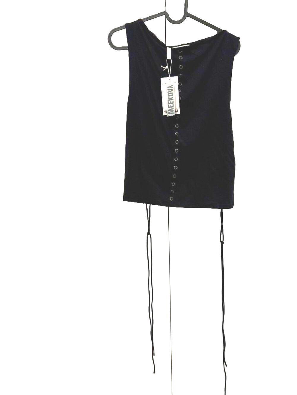 Black Button Weekday Top